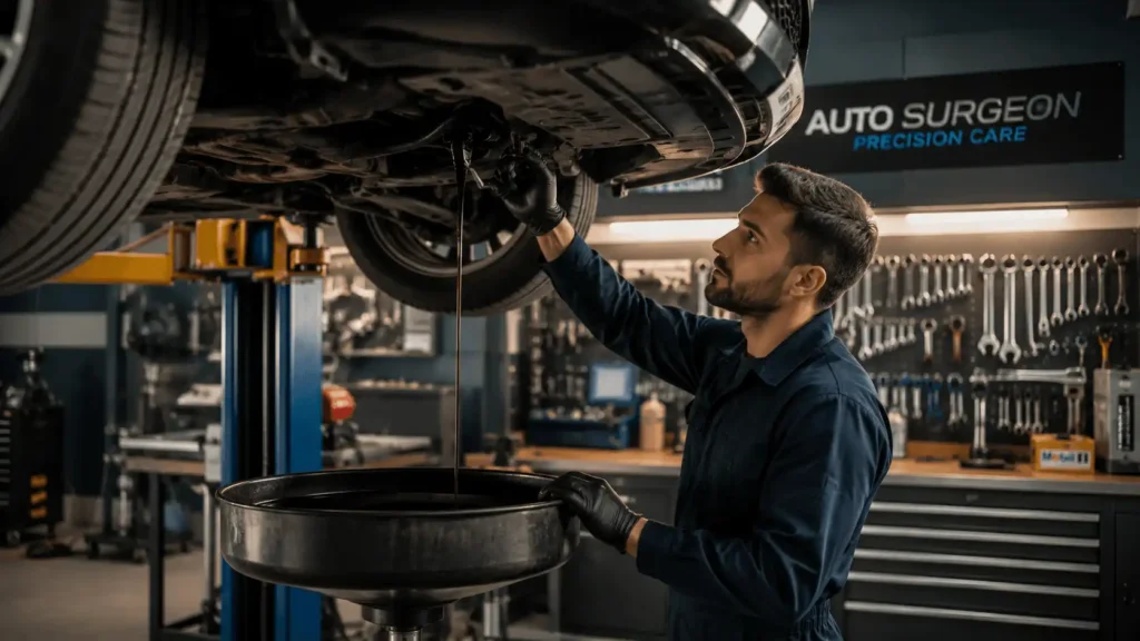 Oil Change & Routine Car Service at Auto Surgeon Workshop